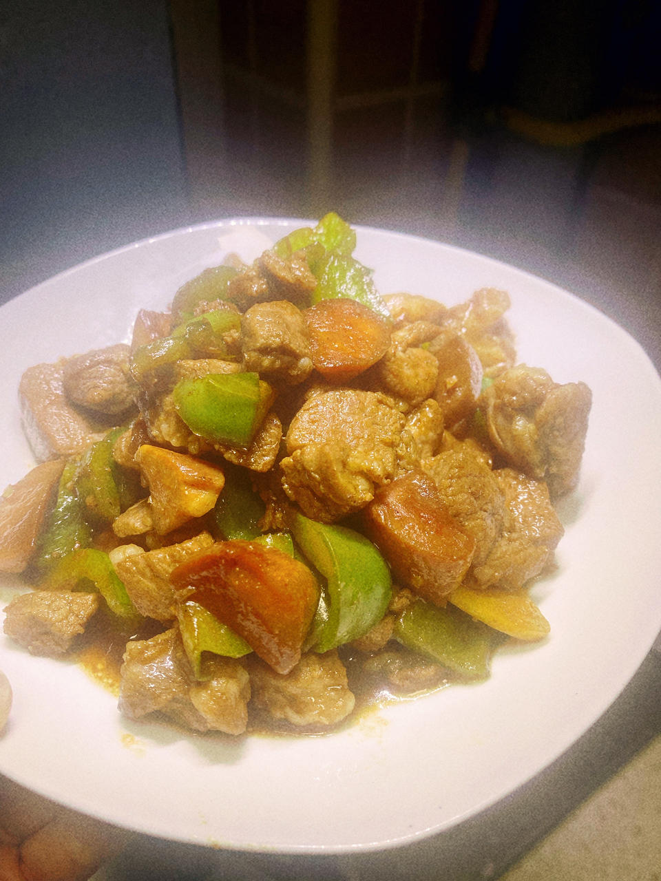 桂香梅花肉小炒