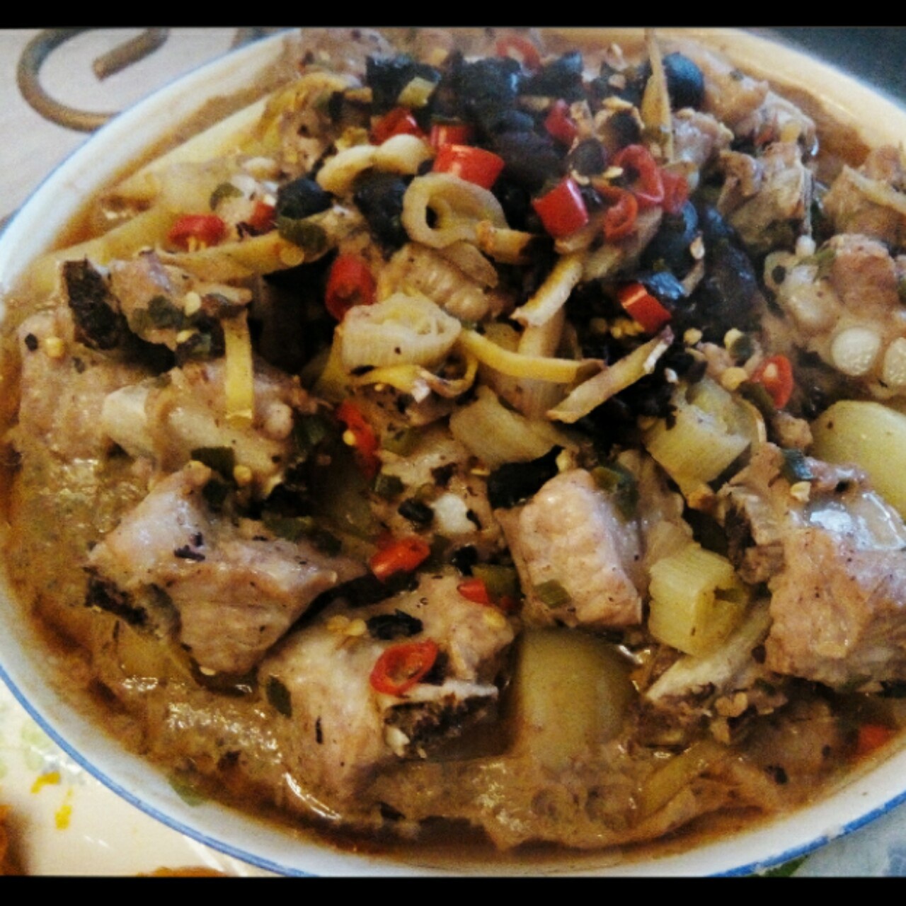 豉椒蒸土豆排骨