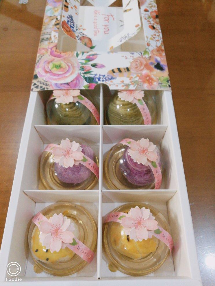 蛋黄酥~紫薯、抹茶、原味~花好月圆，中秋快乐~内附一次做六色蛋黄酥方法~