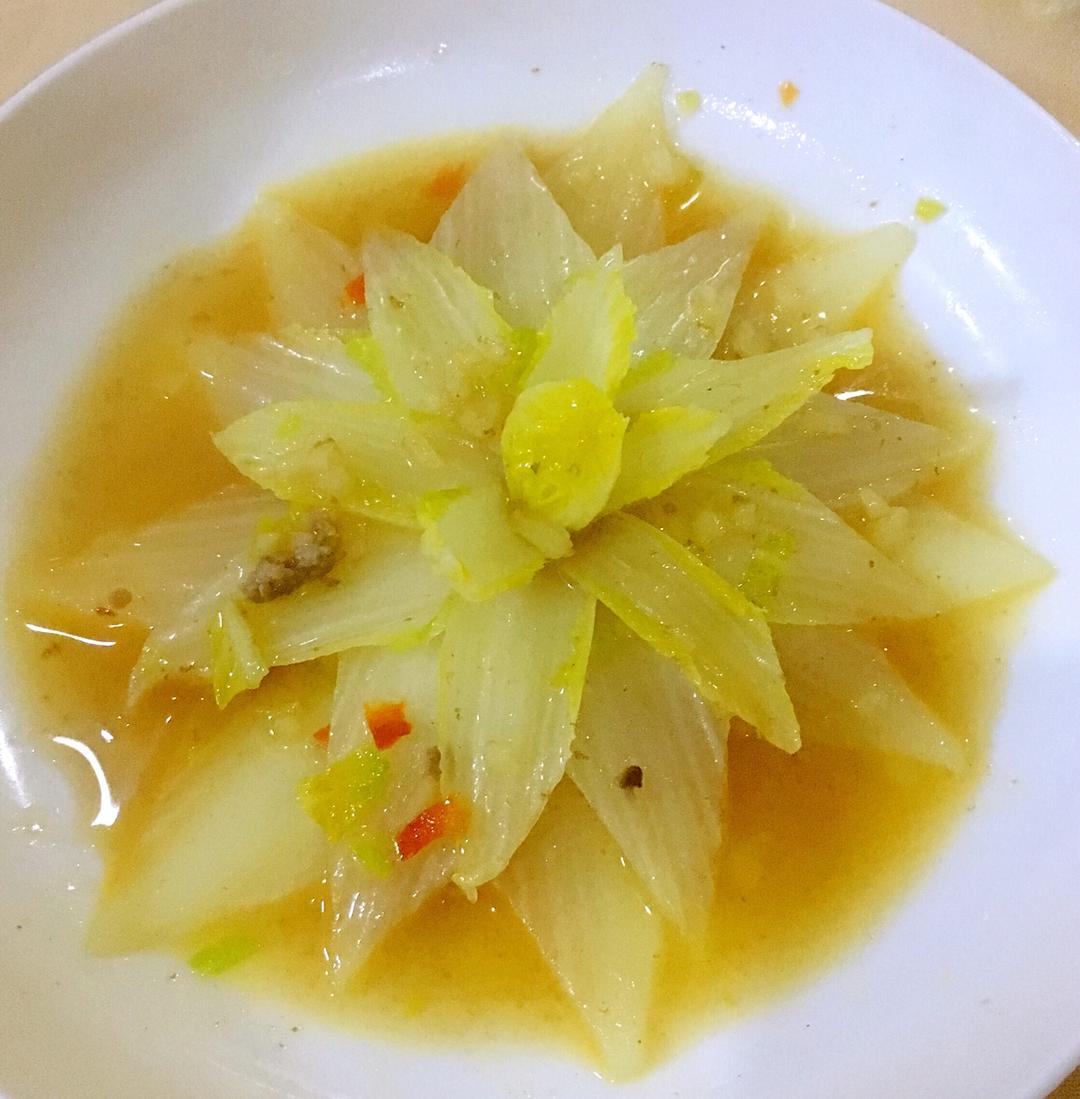蒸大白菜莲花