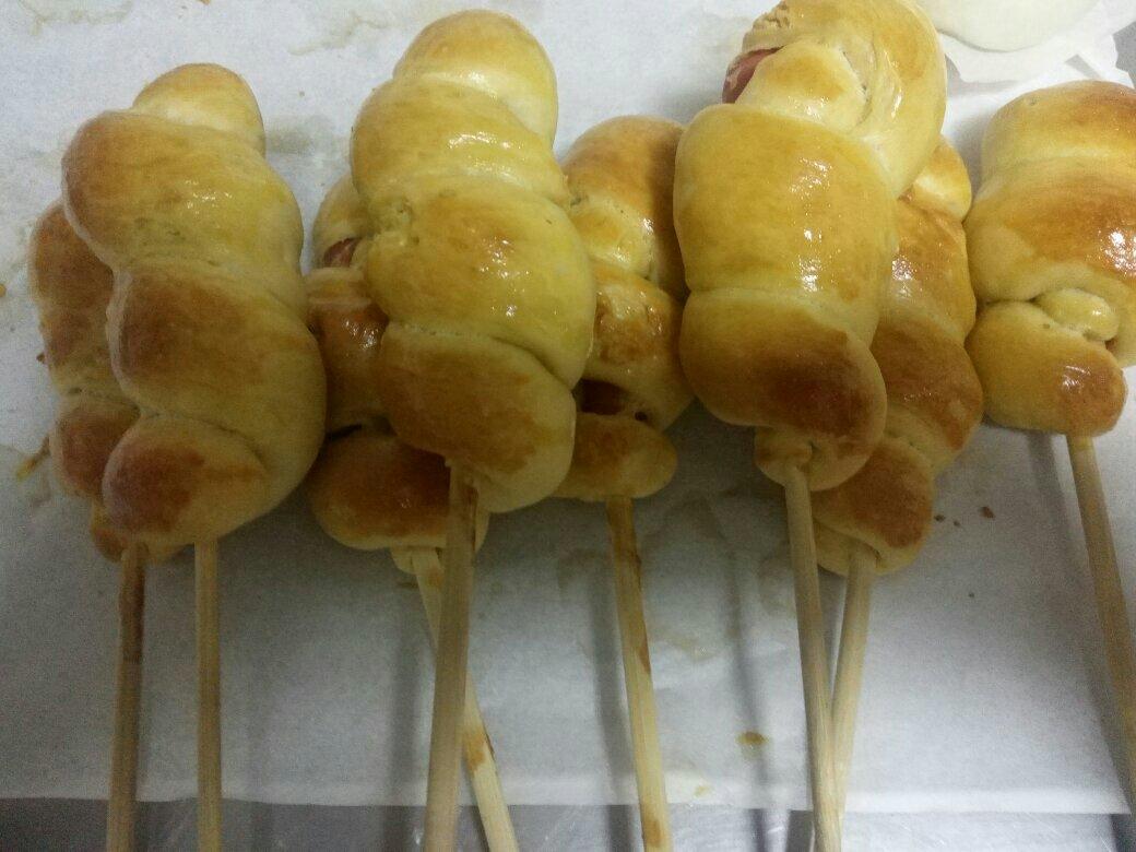 烤起来吧，鸡腿面包~