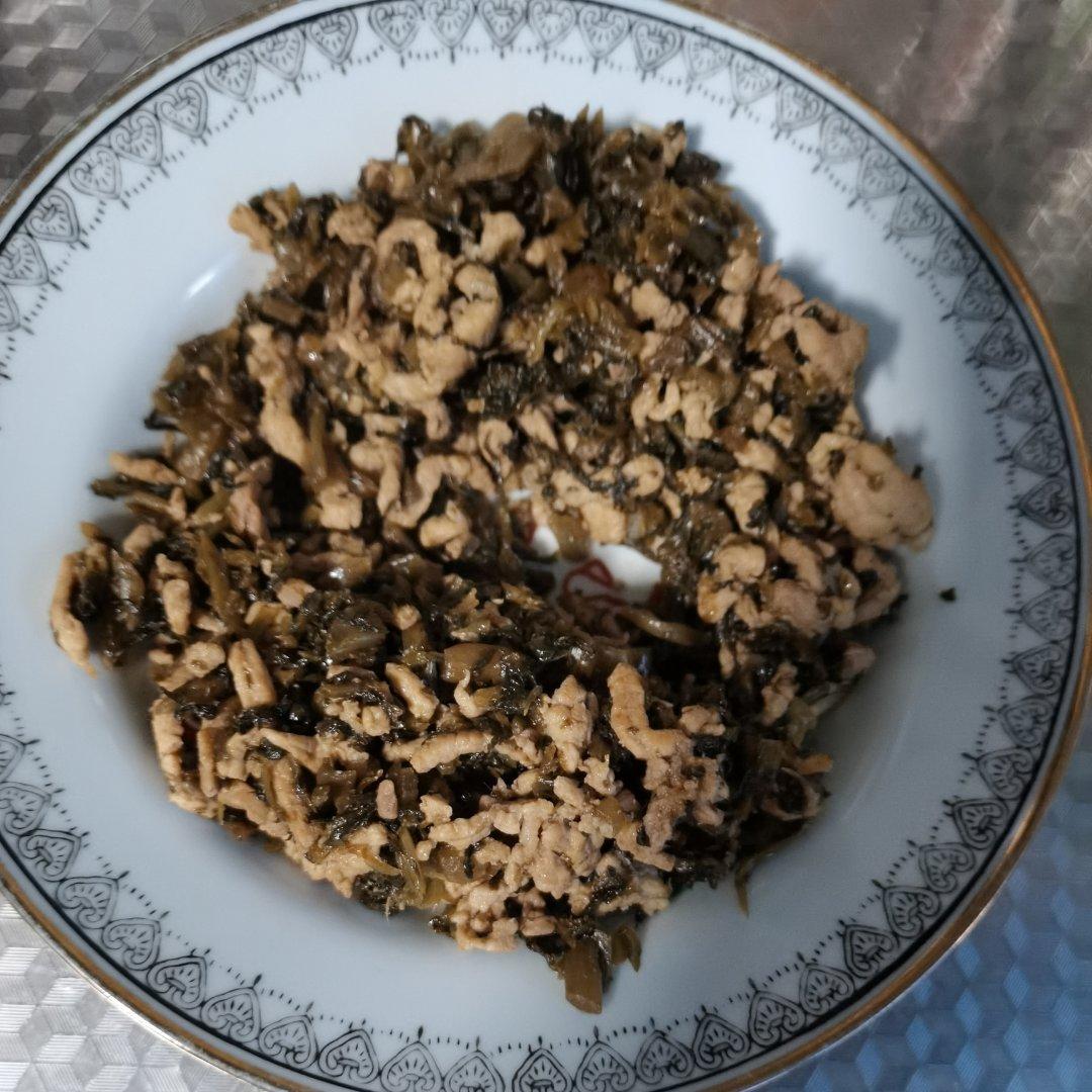 老爸的招牌小菜——雪菜炒肉丝