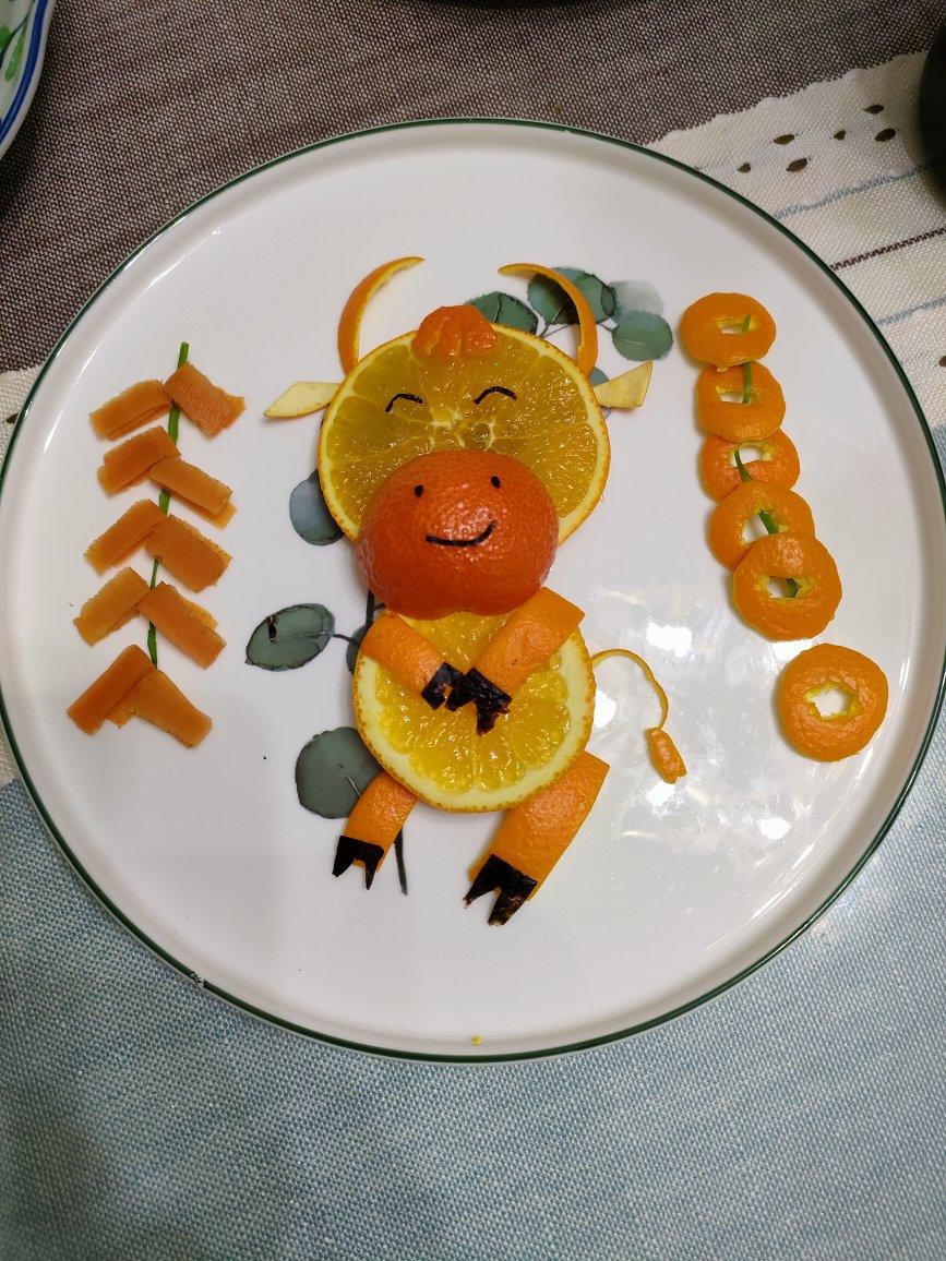 🐮牛年招财进宝餐盘画