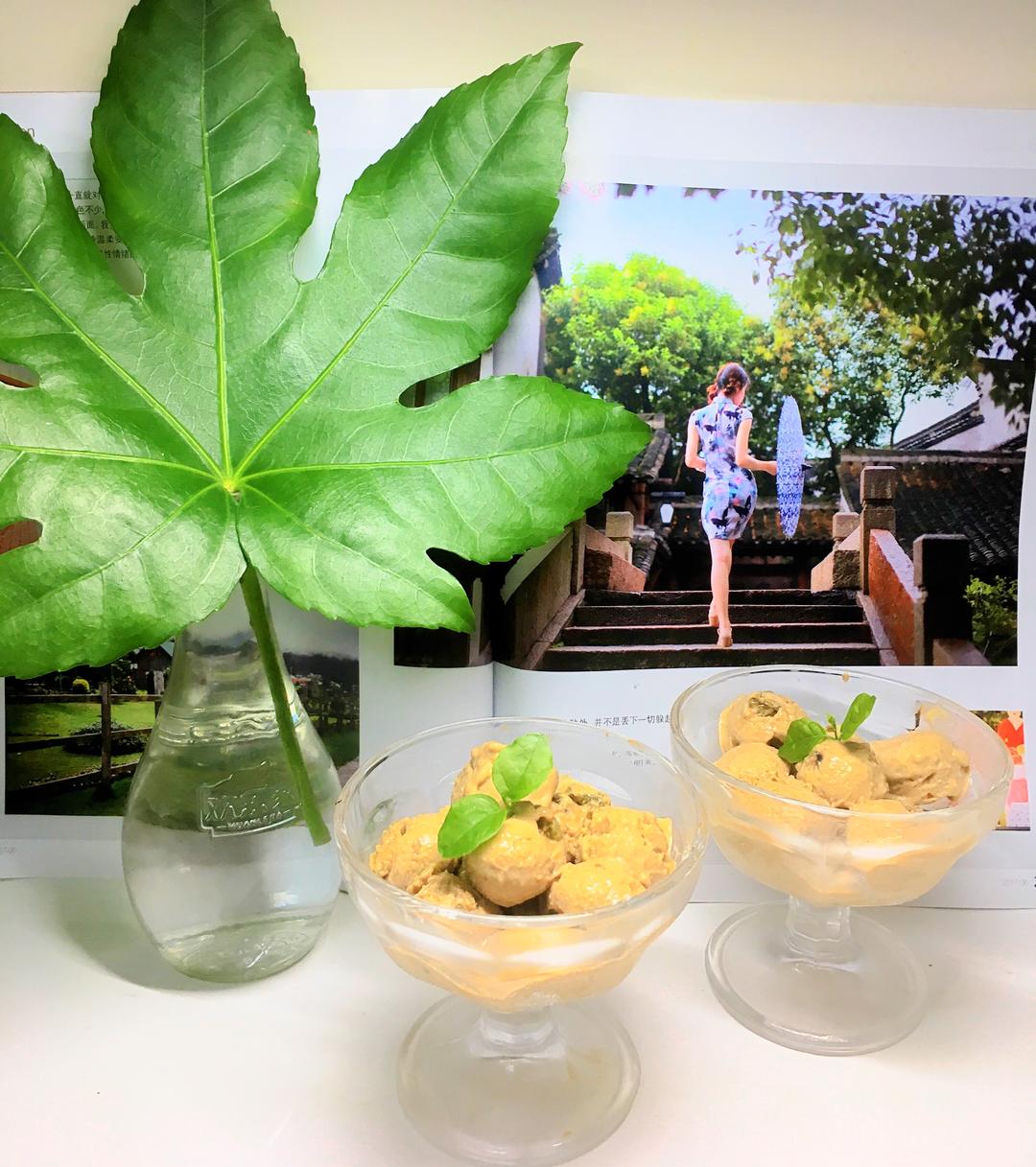 香蕉花生冻酸奶（简单美味的的做法