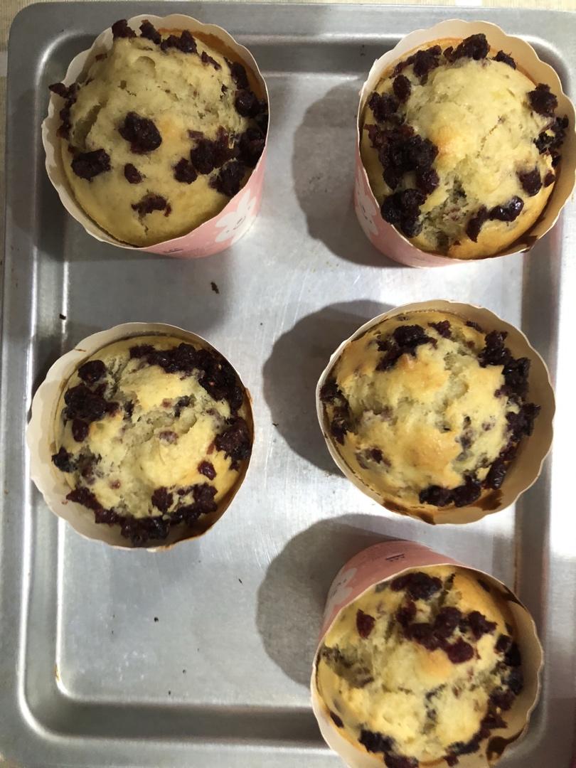 少女心的香蕉蔓越莓玛芬