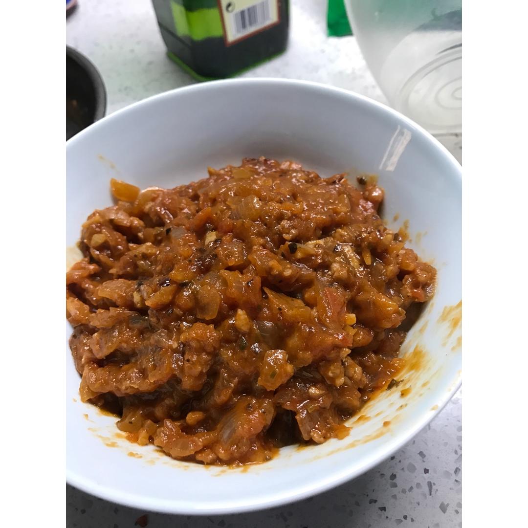 意大利番茄肉末意面酱