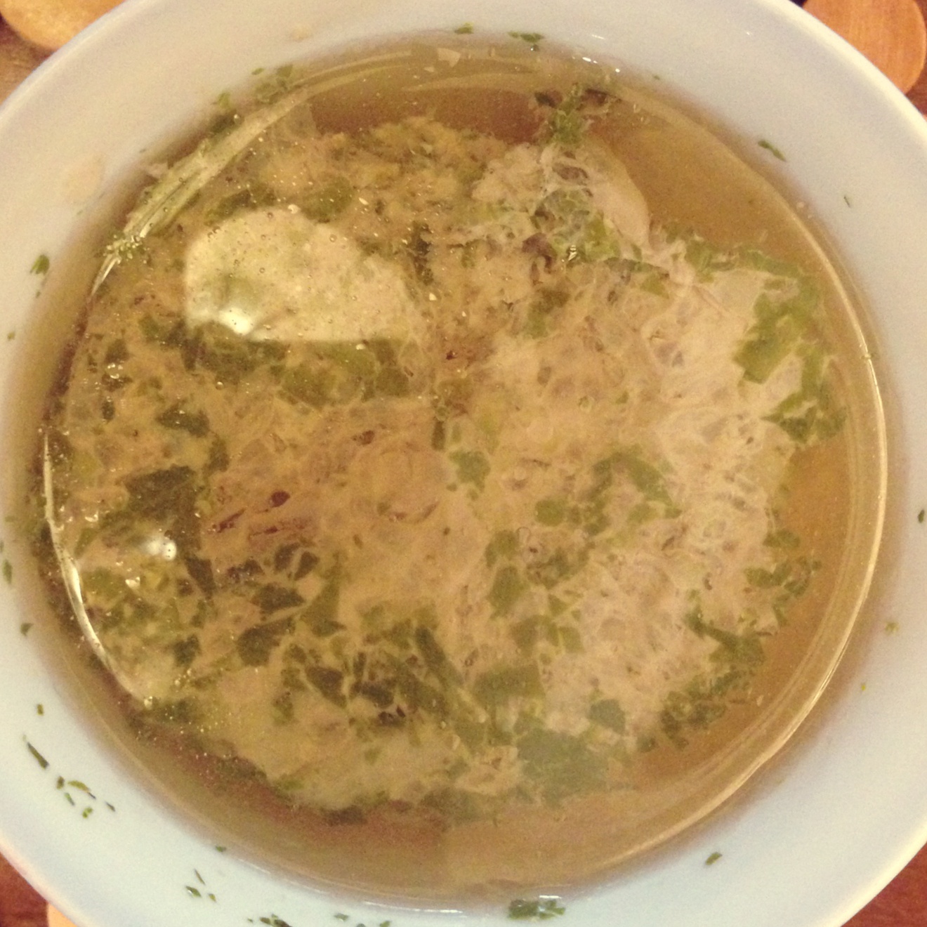 超嫩的肉饼汤