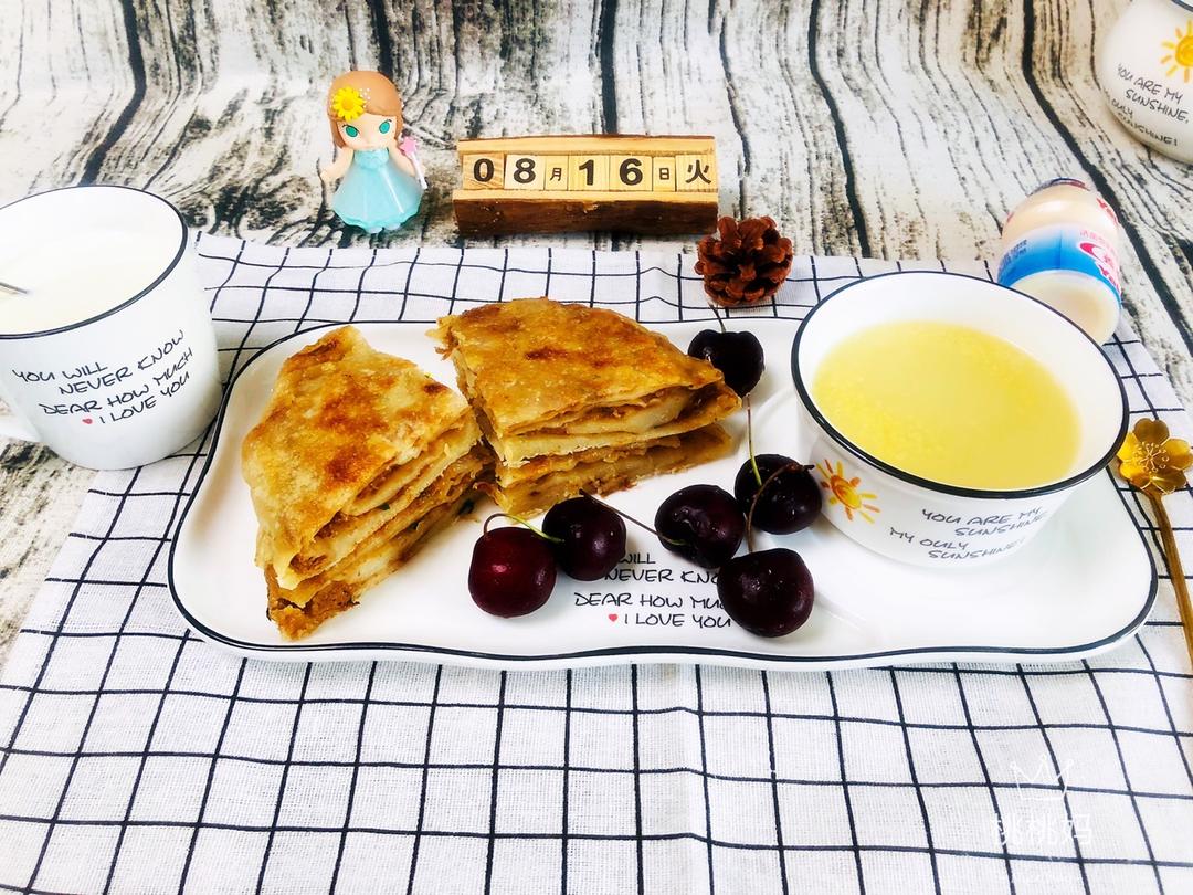 葱香牛肉千层饼