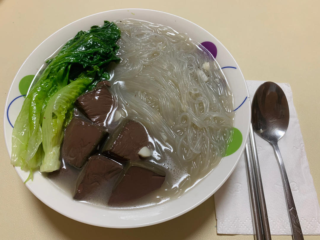 鸭血粉丝汤（无浓汤宝）