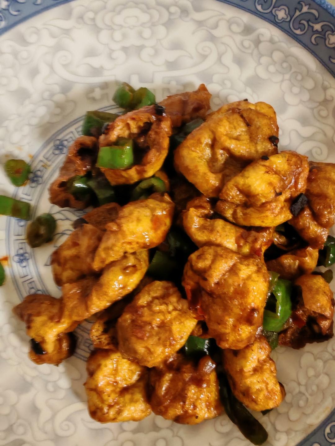 口口爆汁的尖椒炒豆泡