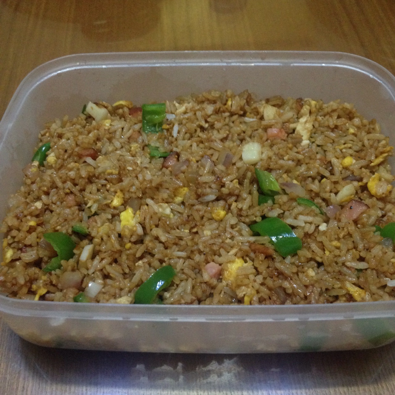 小时候的酱油炒饭