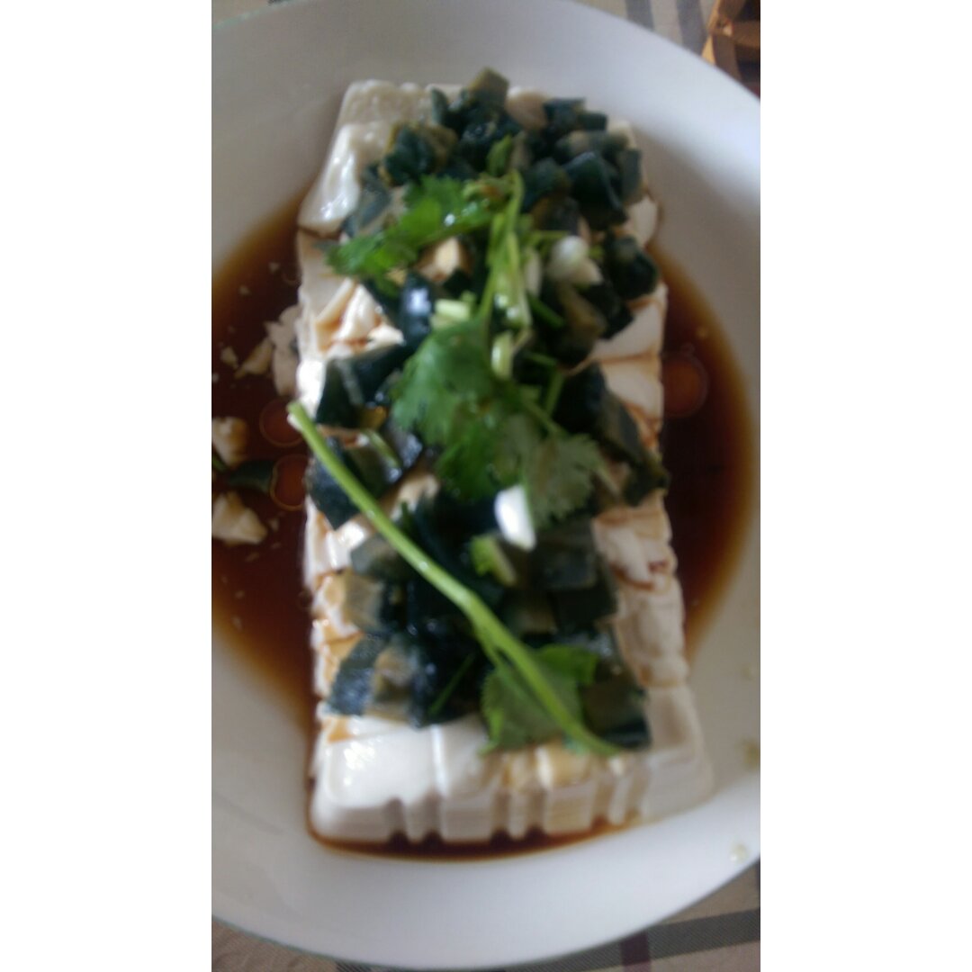皮蛋豆腐