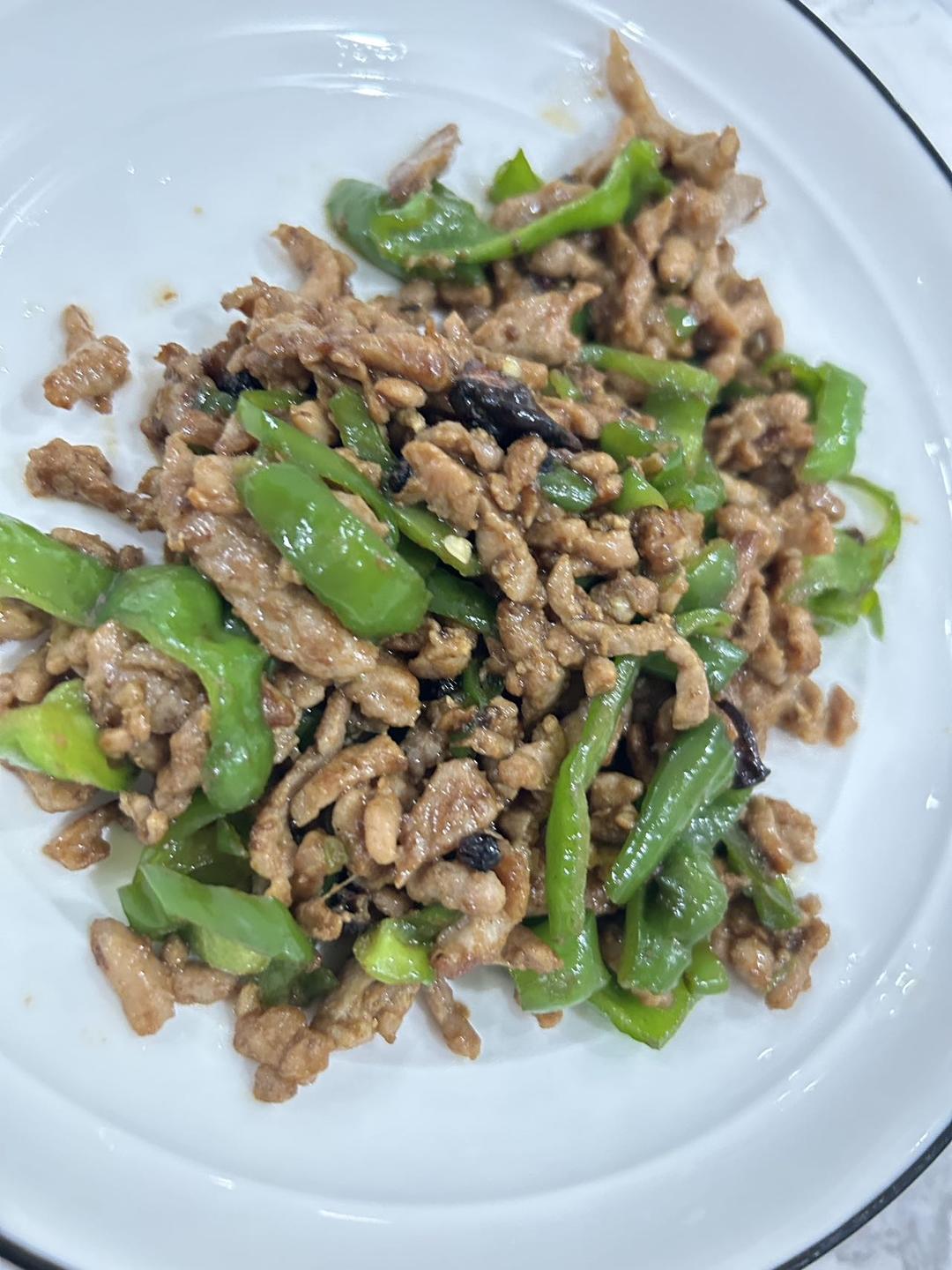 里脊肉炒青椒