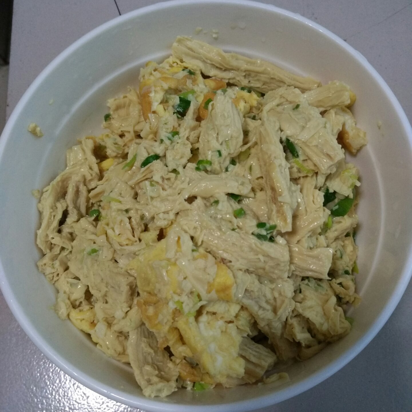 腐竹焖蛋