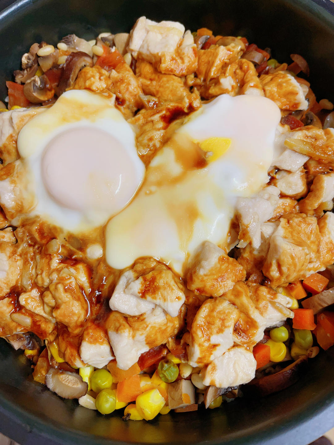 鸡胸肉焖饭（电饭煲）