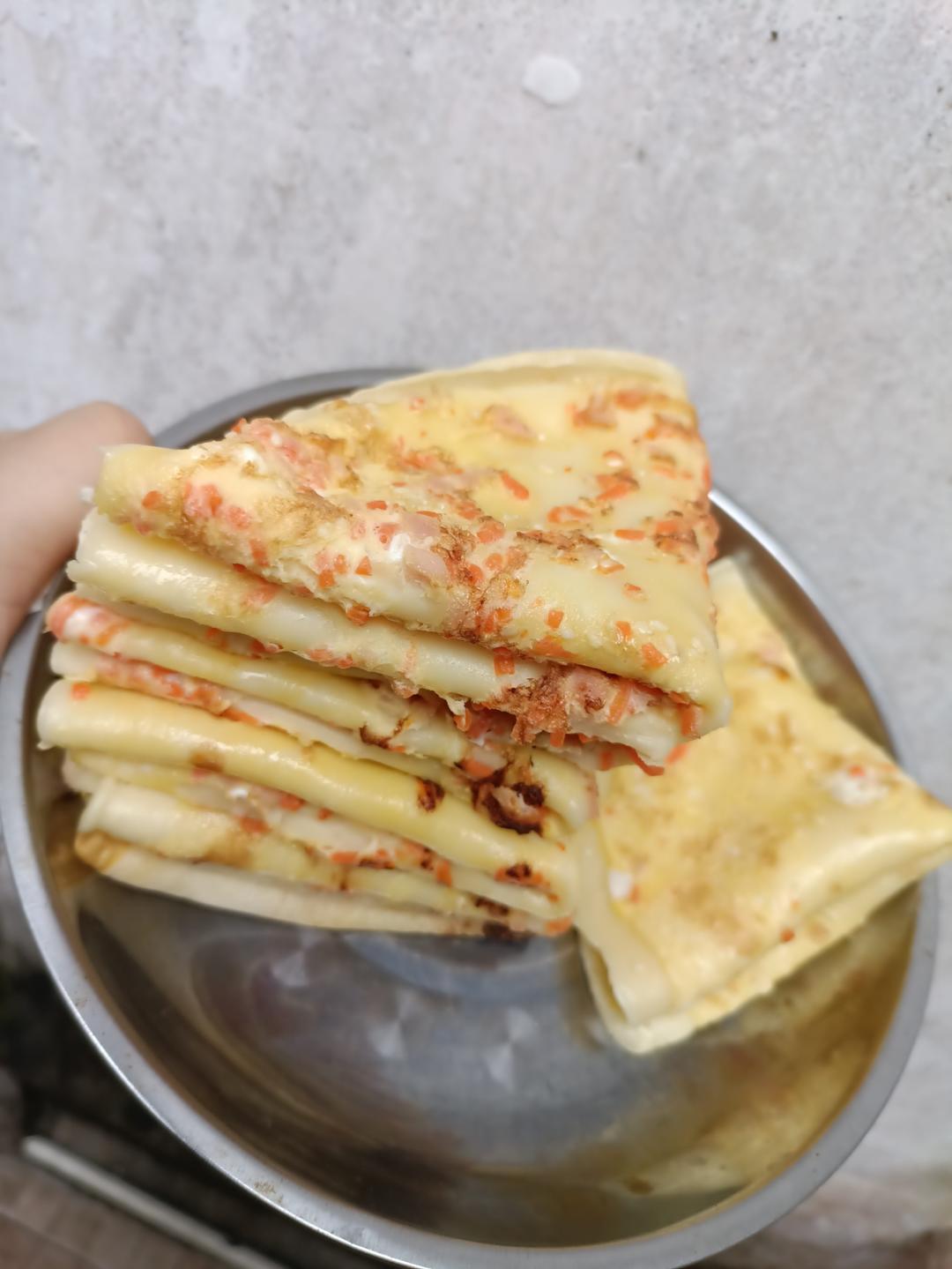 超软筋道的鸡蛋软饼