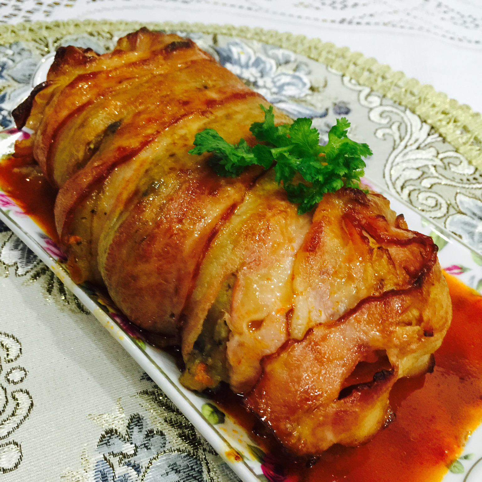 《食戟之灵》土豆培根烤肉