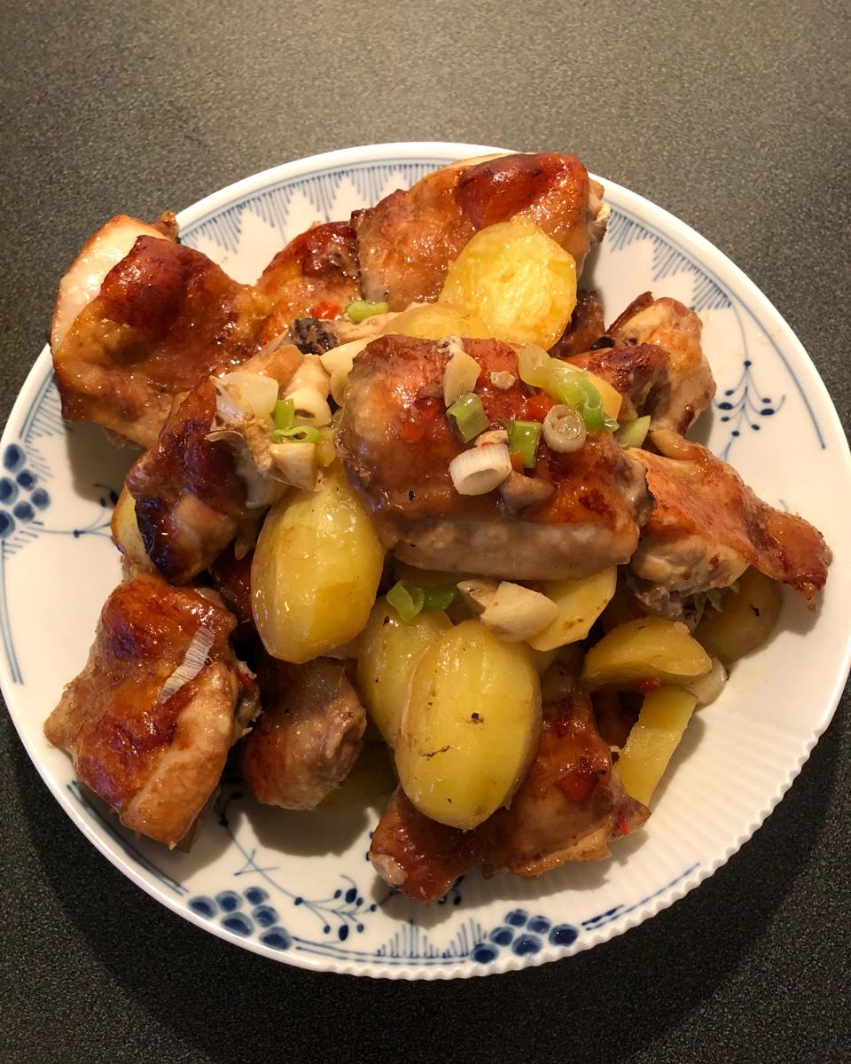 简单烤鸡腿