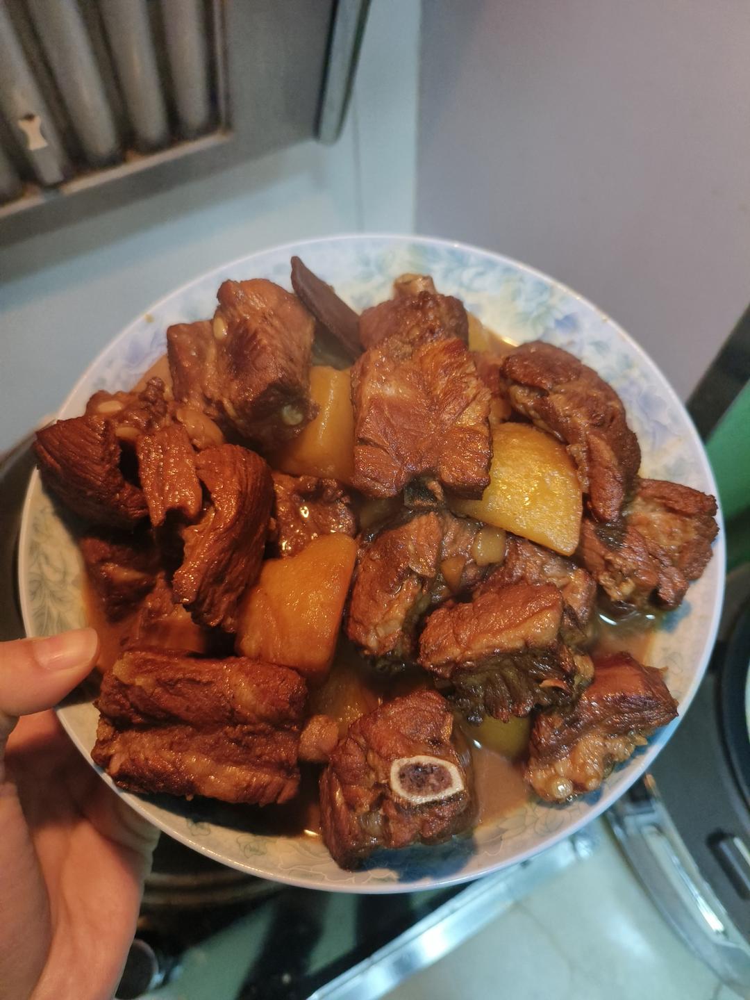 🔥巨好吃的红烧排骨炖土豆❗️懒人版轻松做拿手菜