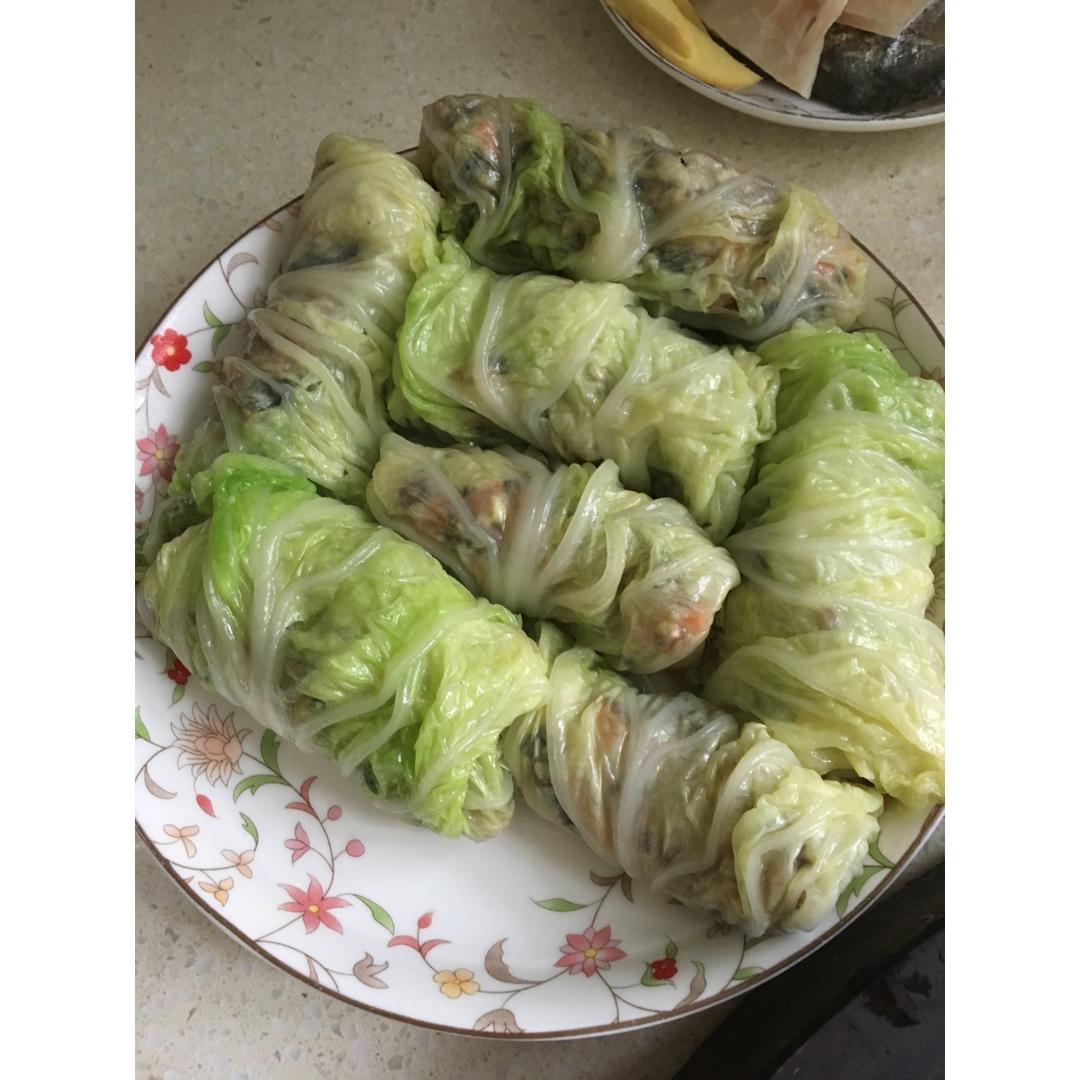 肉酿白菜卷