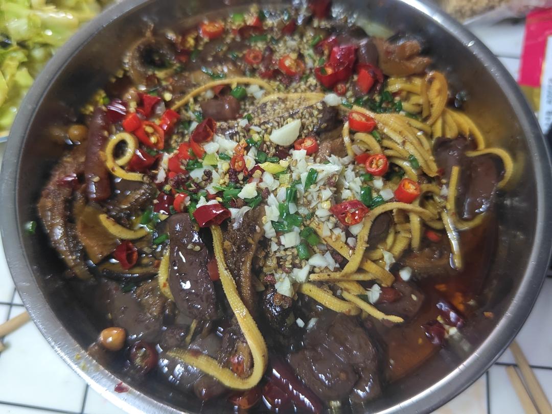 家常毛血旺