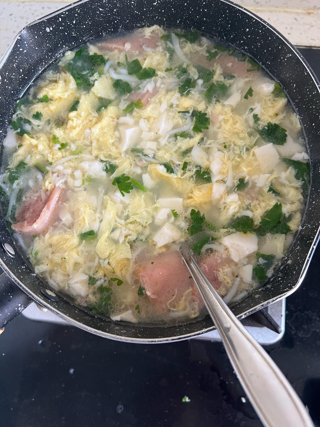 银鱼豆腐羹【附巧切内脂豆腐】