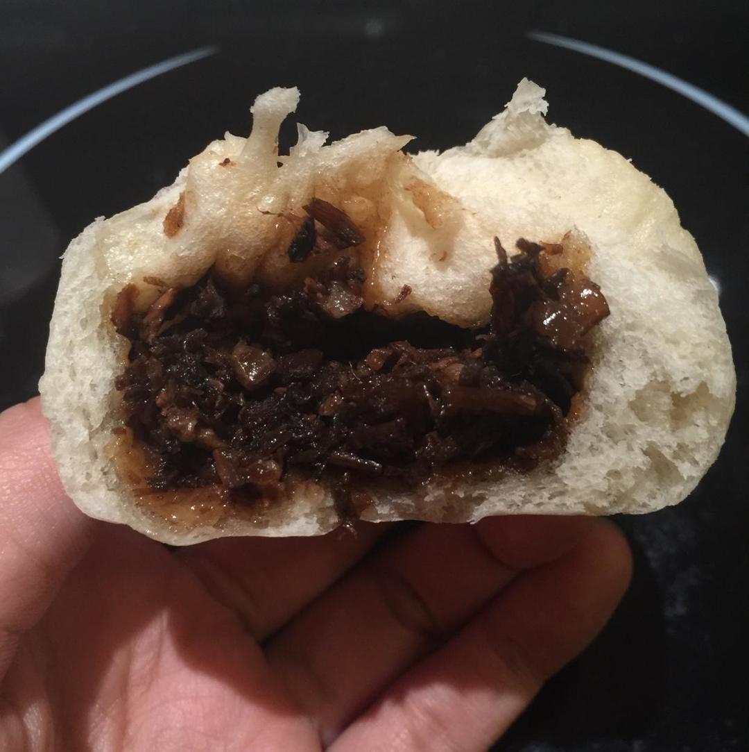 鲜美无比的梅干菜肉包－主要看皮的做法