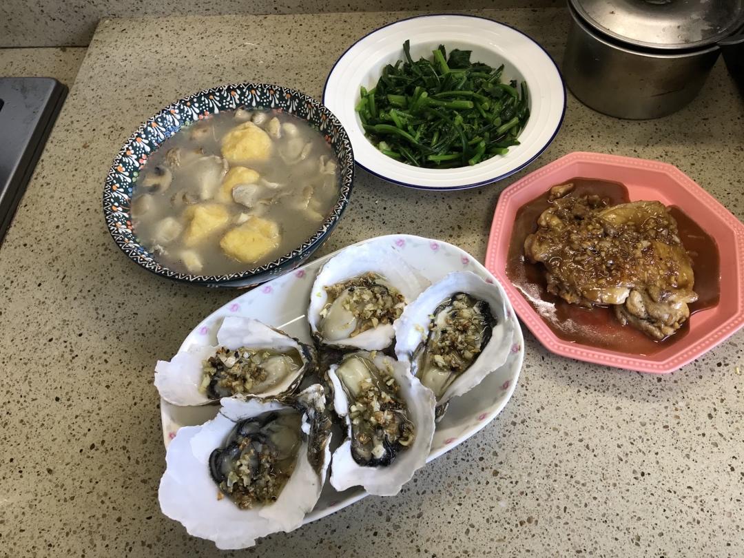 炭烤生蚝