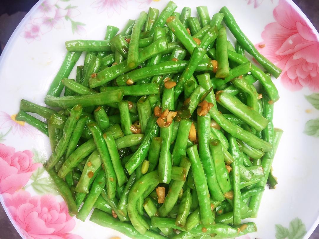 龙大熊做的蒜泥豇豆