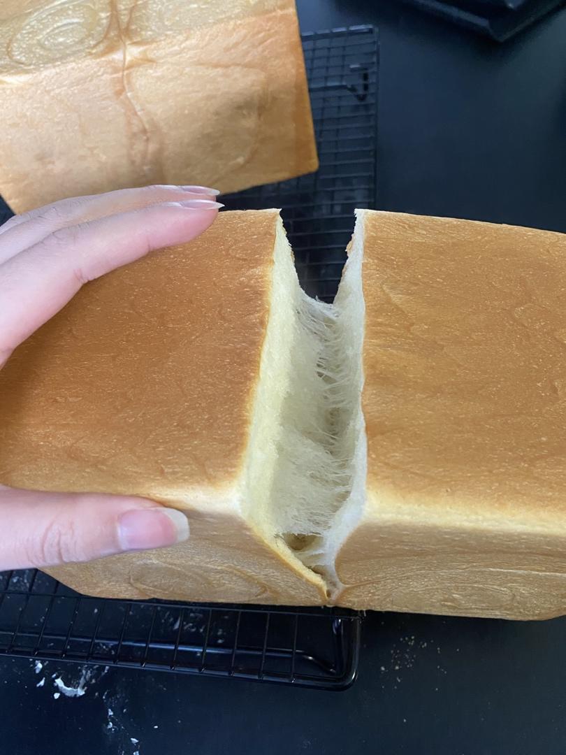 椰子油软白吐司100%拉丝