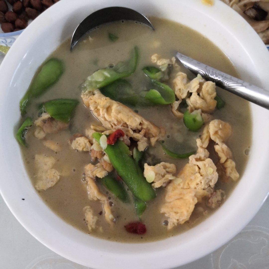 丝瓜鸡蛋汤