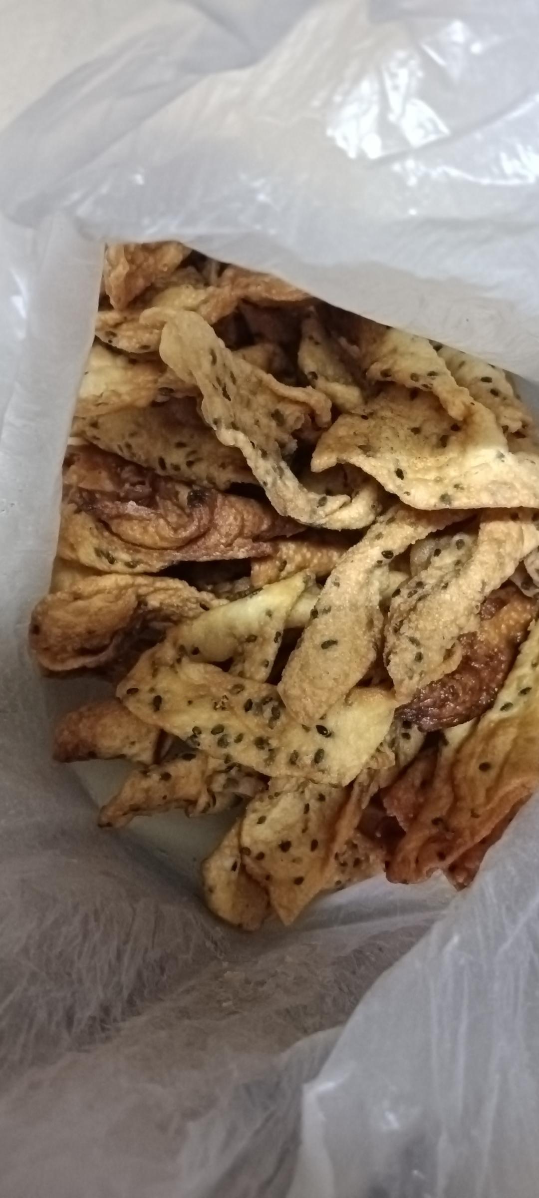 【椒香芝麻麻叶】酥脆味美的网红小零食