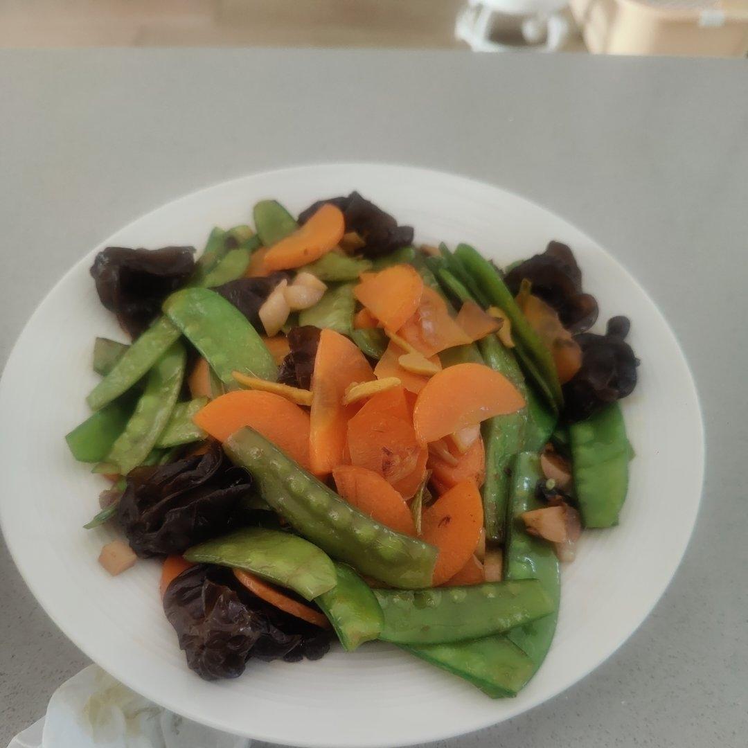 小炒荷兰豆木耳