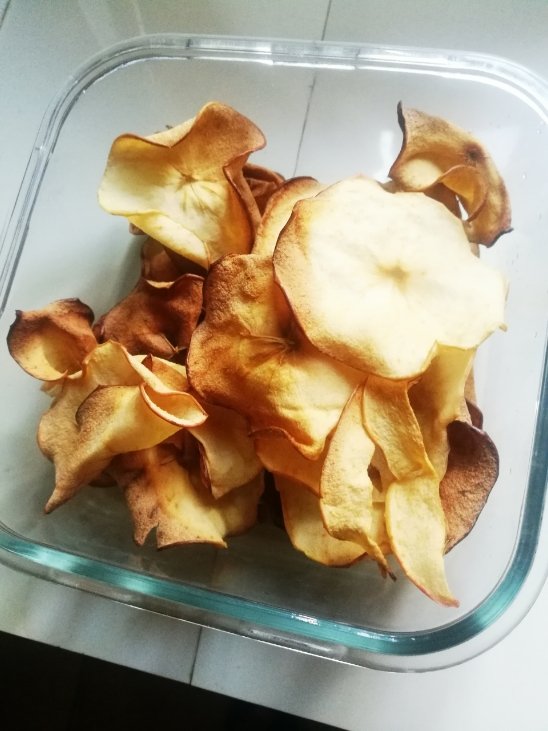 （飞利浦空气炸锅减肥零食）可以捏碎的苹果片