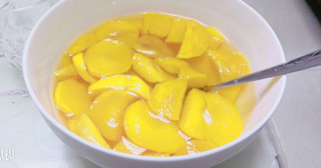 黄桃罐头的2种做法