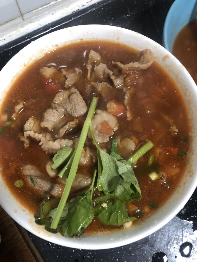 番茄肥牛汤
