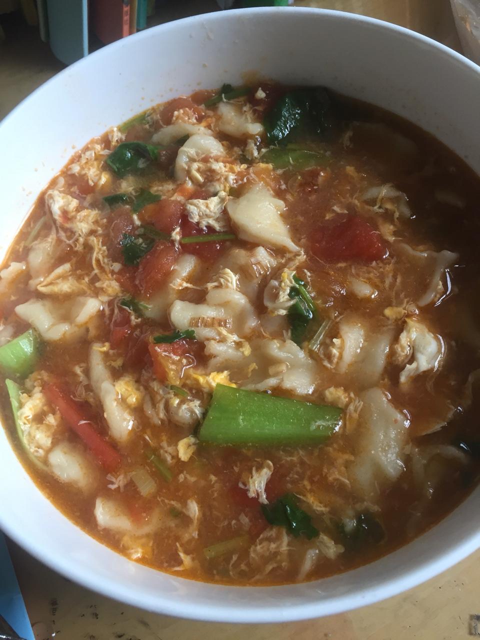 番茄鸡蛋疙瘩面
