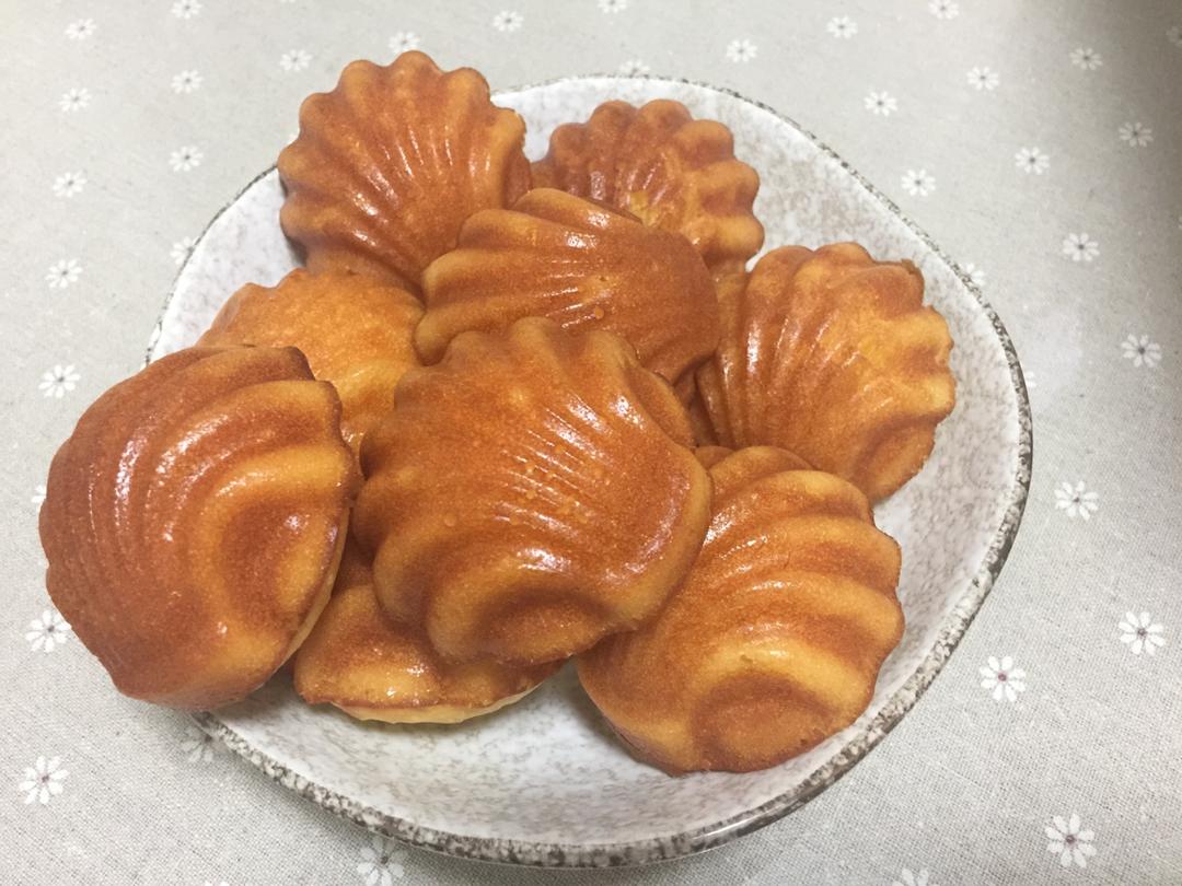 蜂蜜柚子茶轻玛德琳（少糖版）的做法