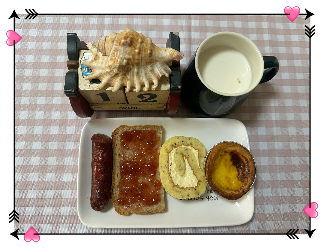 孩子学生上学早餐打卡进行中(第二贴）🍛🥛～