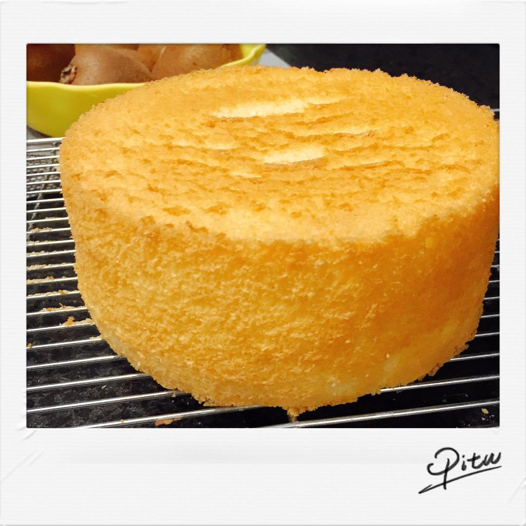 6寸戚风蛋糕（2蛋）