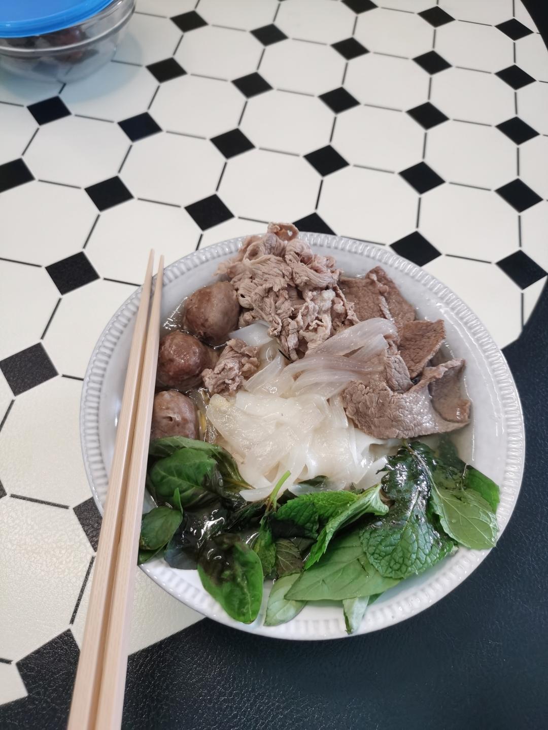 不用🦴煮高汤/原味越南河粉