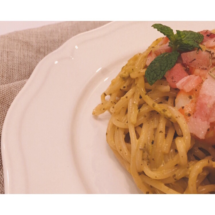 鲜虾番茄意大利面