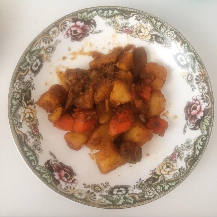 土豆炖牛肉