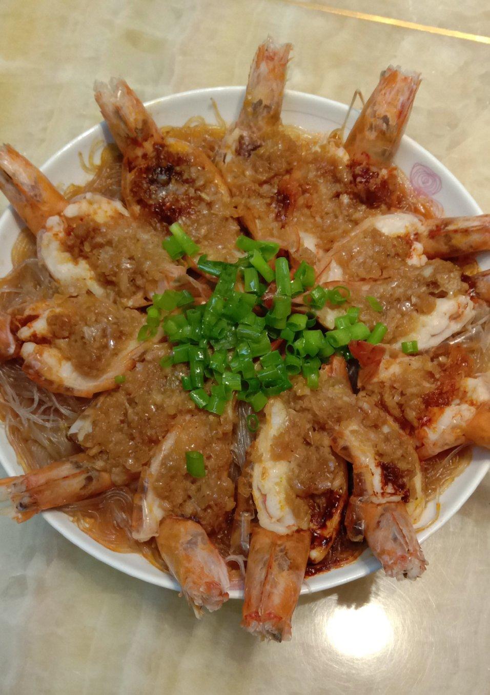 蒜蓉粉丝蒸虾