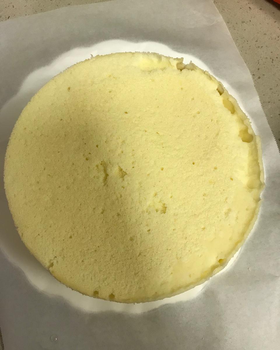 零失败戚风蒸蛋糕（8寸）可做蛋糕胚（另附红丝绒蒸蛋糕做法）