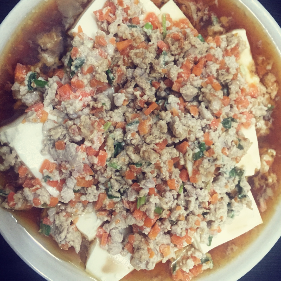肉末蒸豆腐