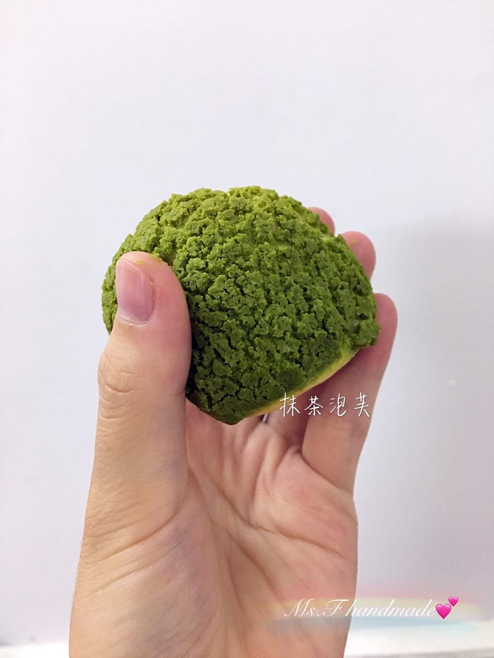 抹茶酥皮泡芙