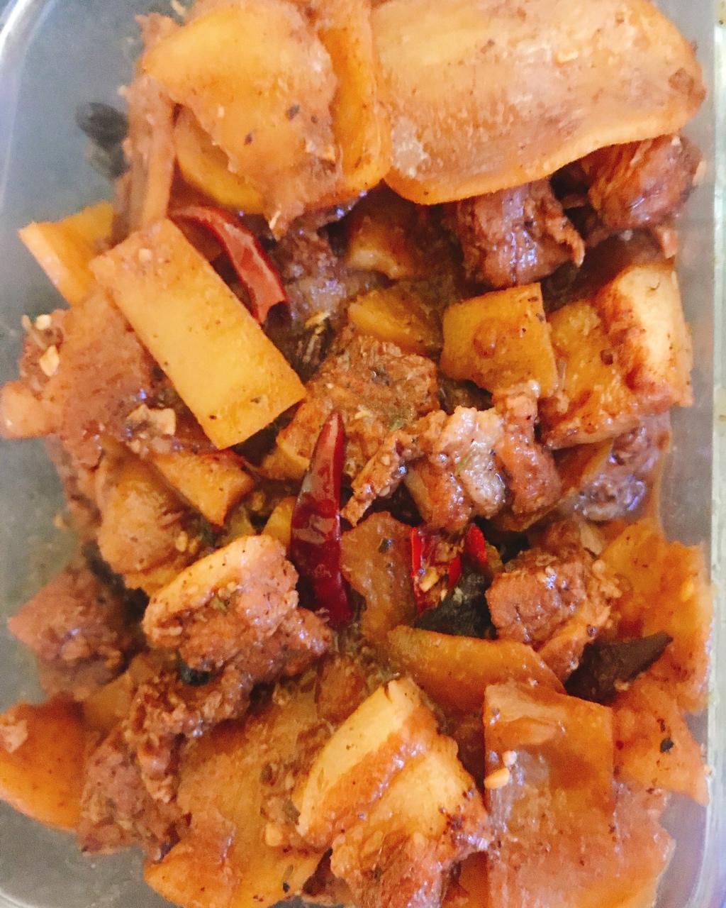 土豆烧肉
