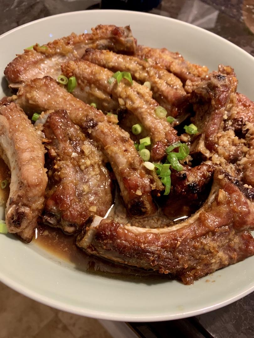 香到骨头里的蒜香排骨（烤箱）