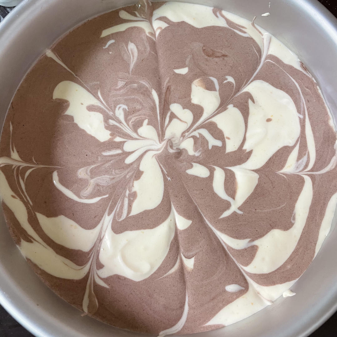 漂亮 斑马纹戚风蛋糕